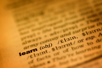 Image showing Learning