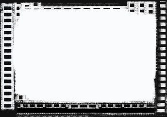 Image showing Grunge film frame