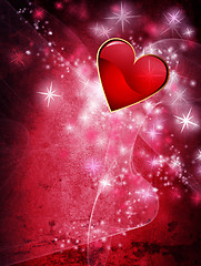 Image showing Valentines day background