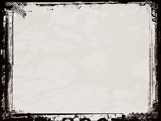 Image showing Grunge border and background