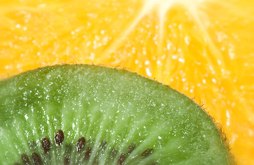 Image showing Kiwi and orange