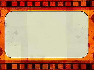 Image showing Grunge film frame