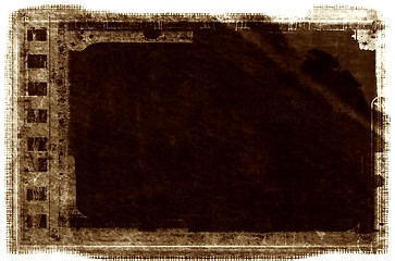 Image showing Grunge film frame