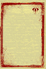 Image showing Grunge border and background