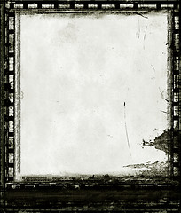 Image showing Grunge border and background