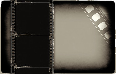 Image showing Grunge film frame