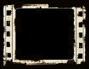 Image showing Grunge film frame