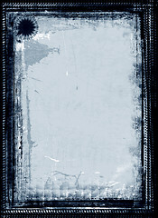 Image showing Grunge border and background