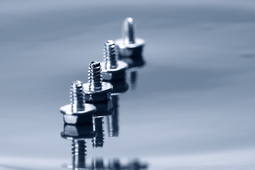 Image showing Steel screws