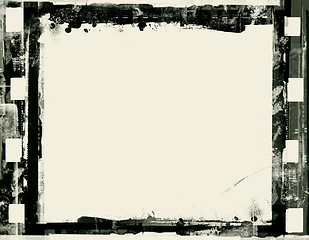 Image showing Grunge film frame