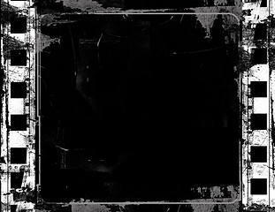 Image showing Grunge film frame