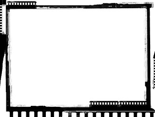 Image showing Grunge film frame