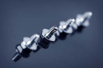 Image showing Steel screws