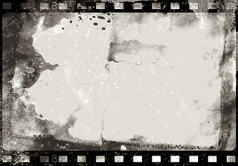 Image showing Grunge film frame