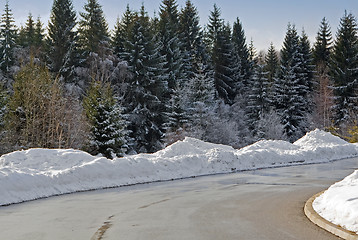 Image showing Winter road