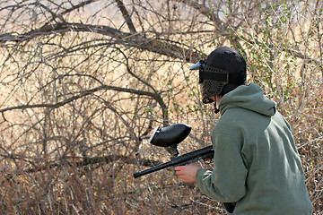 Image showing paintball teen