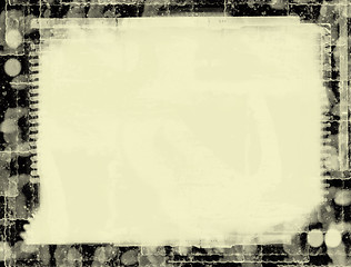 Image showing Grunge border and background