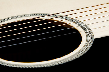 Image showing An acoustic guitar