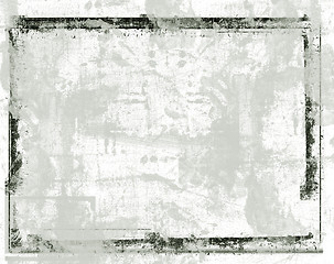 Image showing Grunge border and background