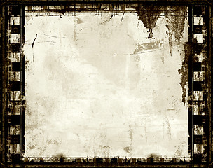 Image showing Grunge film frame