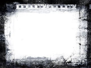Image showing Grunge film frame border