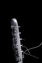 Image showing Guitar close up