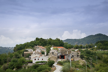 Image showing Old Mediterranean village