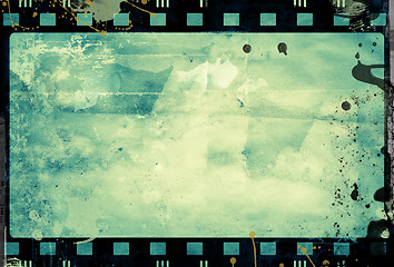 Image showing Grunge film frame