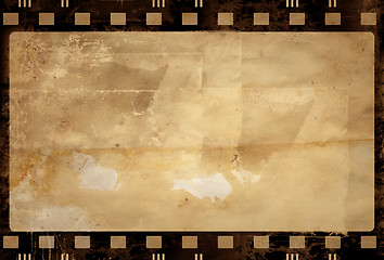 Image showing Grunge film frame