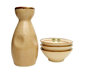 Image showing Sake dishes