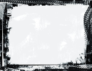 Image showing Grunge border and background