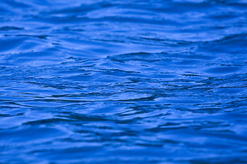 Image showing Blue water