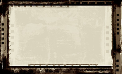 Image showing Grunge film frame