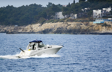 Image showing Motor boat