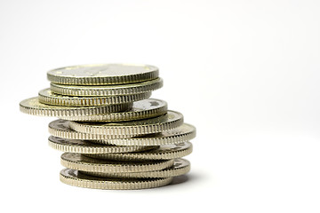 Image showing Stack of coins