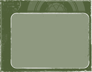 Image showing Grunge border and background