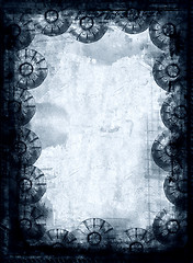 Image showing Grunge border and background