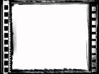 Image showing Grunge film frame