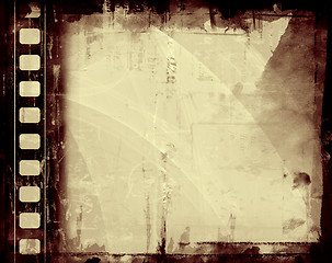 Image showing Grunge film frame