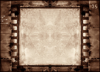 Image showing Grunge film frame