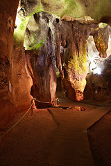 Image showing Cave Calaveres in Benidoleig in Spain