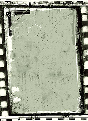 Image showing Grunge film frame