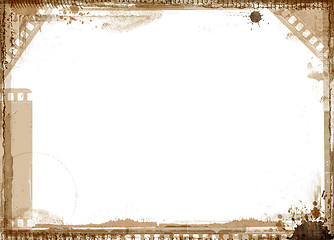 Image showing Grunge film frame