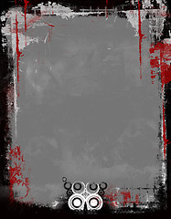 Image showing Grunge border and background