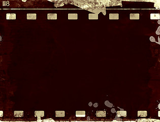 Image showing Grunge film frame