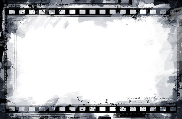 Image showing Grunge film frame