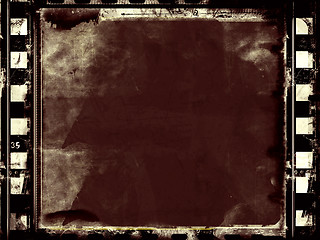 Image showing Grunge film frame