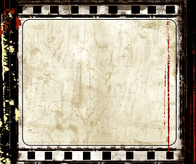 Image showing Grunge film frame