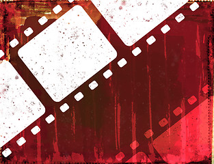 Image showing Grunge film frame