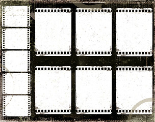 Image showing Grunge film frame